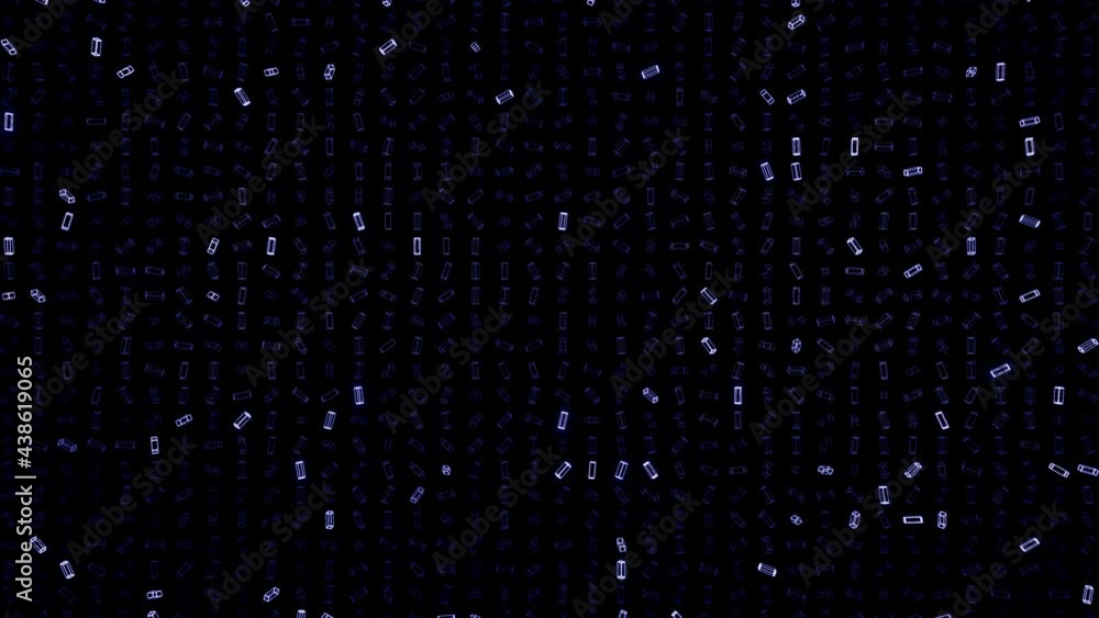 3d abstract simple geometric background with blue blocks like light bulbs flashing neon lights in 4k. Smooth looped animation. Creative simple motion design bg with 3d objects. VJ loop. 3d abstract simple geometric background with blue blocks like light bulbs flashing neon lights in 4k. Smooth looped animation. Creative simple motion design bg with 3d objects. VJ loop.