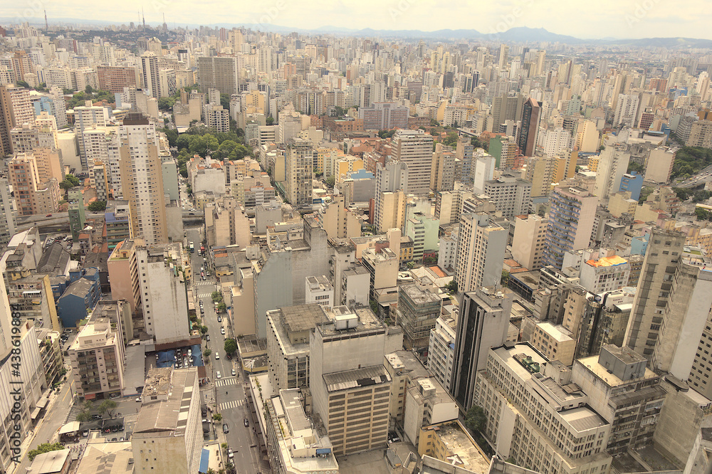 View of the buildings in Sao Paulo, Brazil