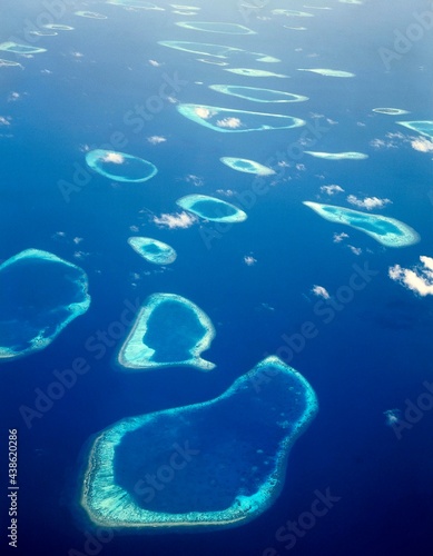 maldives, baa atoll, coral reefs, aerial view, island nation, island, indian ocean, coral islands, coral reef, reefs, tropical, overview, landscape, nature, 