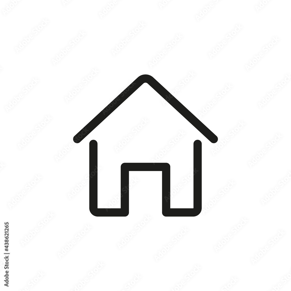 Home icon for web and mobile UI design element, UI button. Home icon for web and mobile UI design element, UI button.