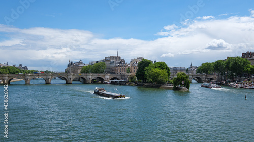 View of Paris from Pont Neuf, Paris, France