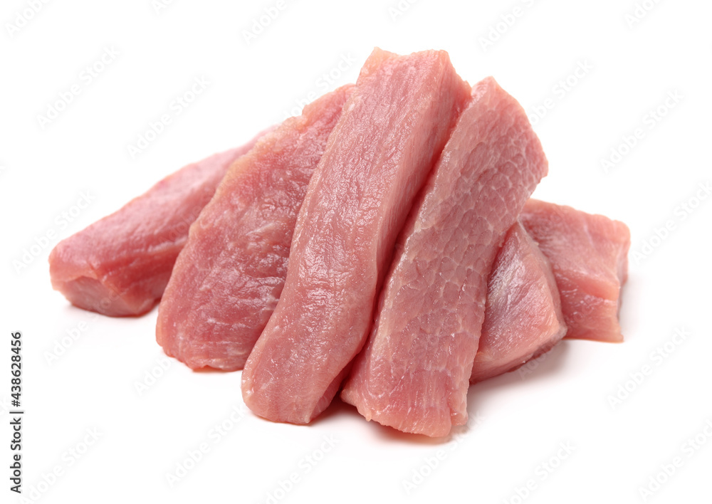 Pork Tenderloin on the white background Pork Tenderloin on the white background