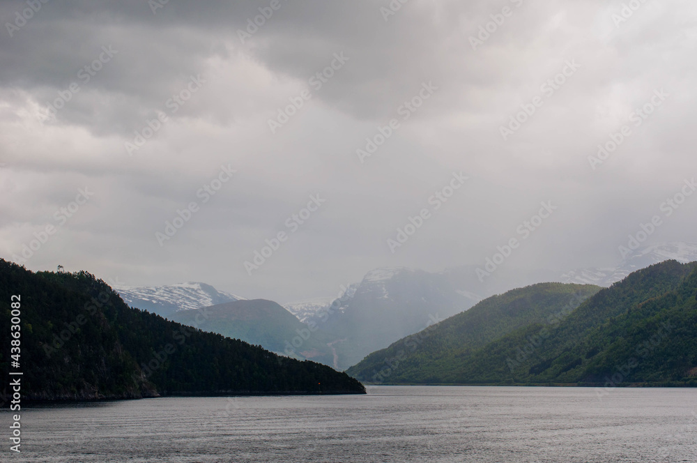 Norwegian fjords vistas