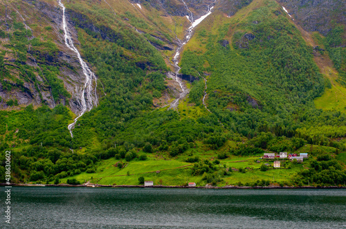 Norwegian fjords vistas photo