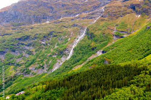 Norwegian fjords vistas photo