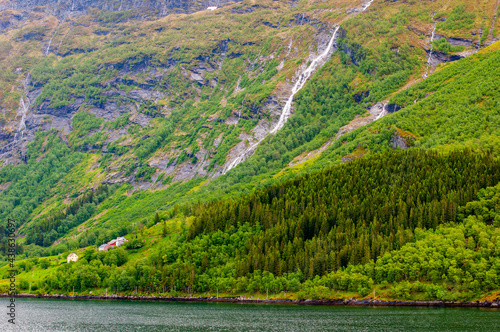 Norwegian fjords vistas photo