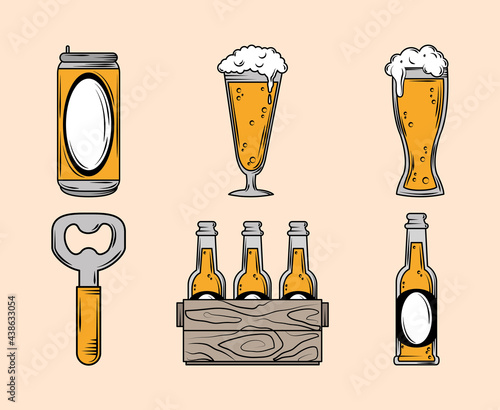 beer set flat