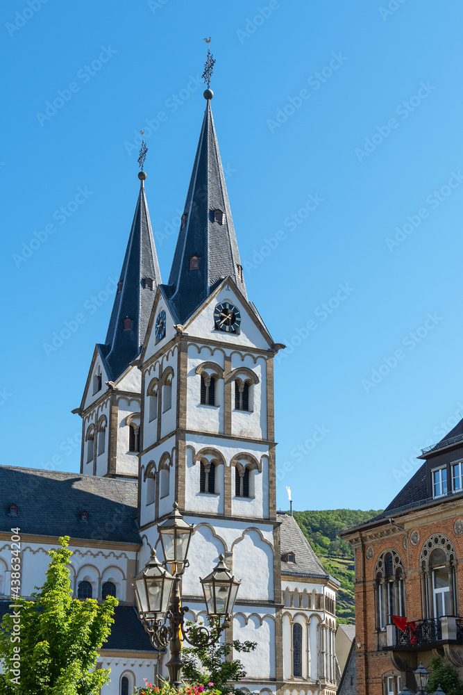 Fototapeta premium Die St. Severus Kirche in Boppard, Rheinland-Pfalz