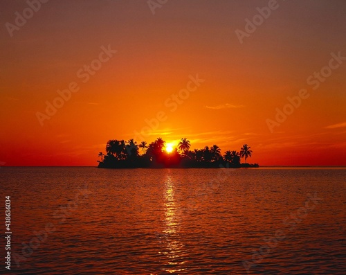 maldives, sea, palm island, sunset, indian, ocean, island, palms, sun, backlight, red, orange, mood, evening mood, romance, holiday paradise, dream island, 