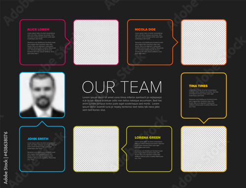 Dark Company team presentation template