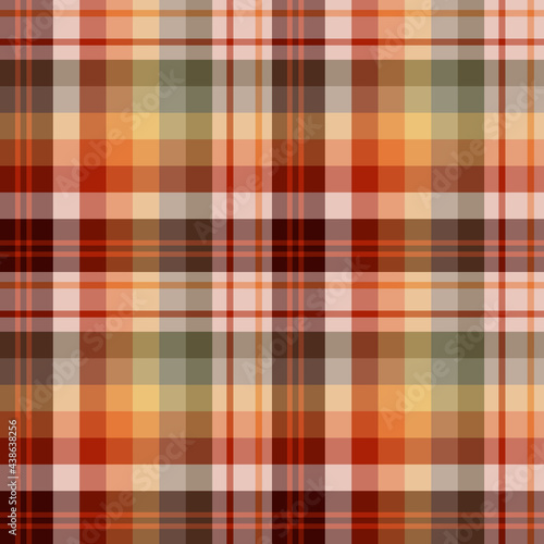 Seamless pattern in festive colors for plaid, fabric, textile, clothes, tablecloth and other things. Vector image.
