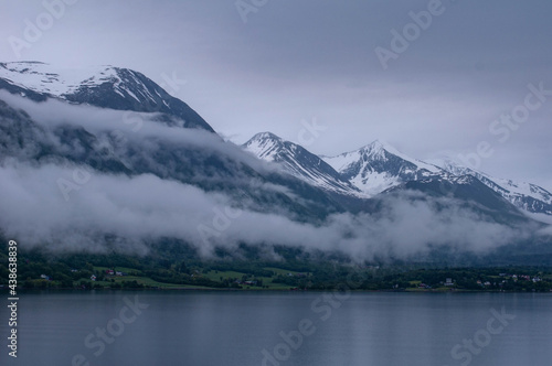 Norwegian fjords mountain landscapes © MJ_Nightingale