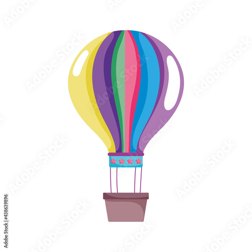 striped air balloon