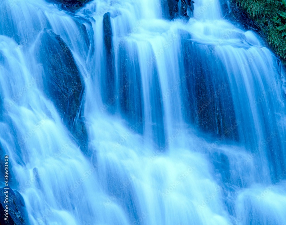 waterfall, detail, 