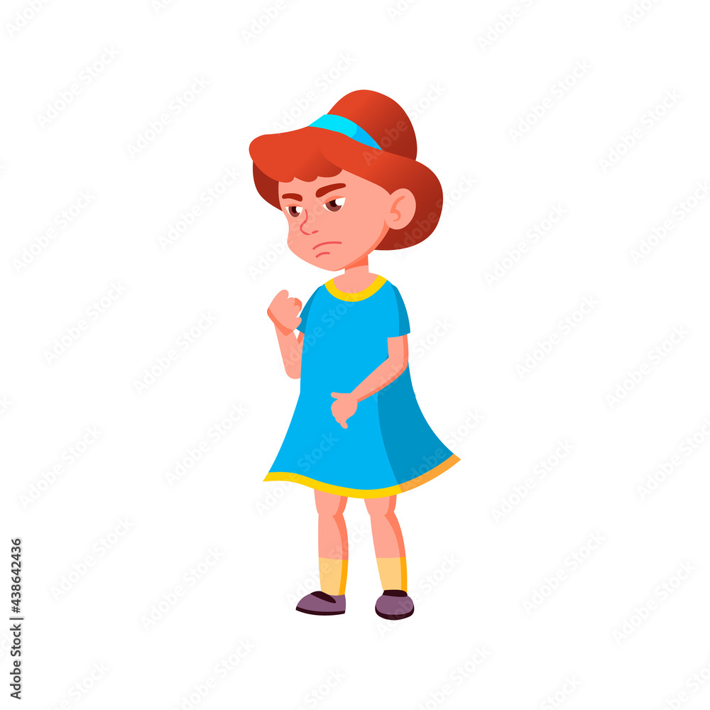 aggressive girl showing fist to fight in kindergarten cartoon vector. aggressive girl showing fist to fight in kindergarten character. isolated flat cartoon illustration aggressive girl showing fist to fight in kindergarten cartoon vector. aggressive girl showing fist to fight in kindergarten character. isolated flat cartoon illustration