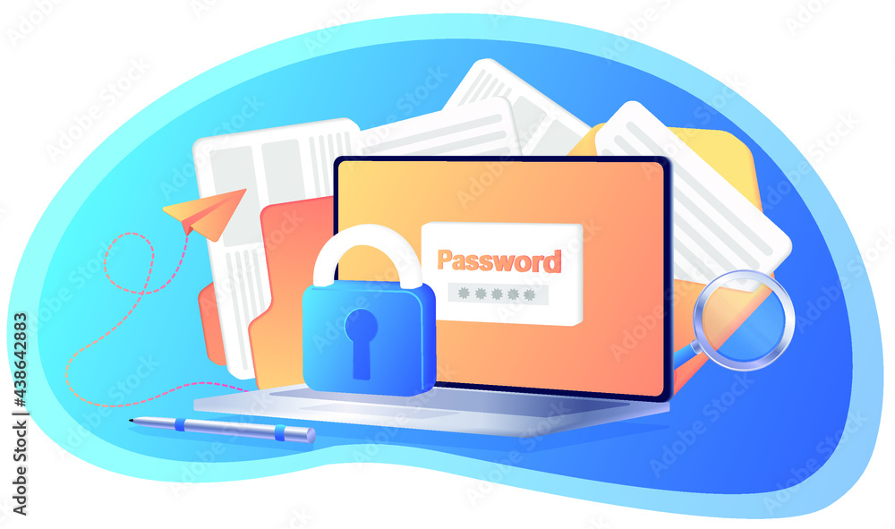 Password secure login access notice or authentication verification code note message bubble icon. Lock on screen. Protection of documents, files. Digital communication. Web Landing page, banner. Password secure login access notice or authentication verification code note message bubble icon. Lock on screen. Protection of documents, files. Digital communication. Web Landing page, banner.