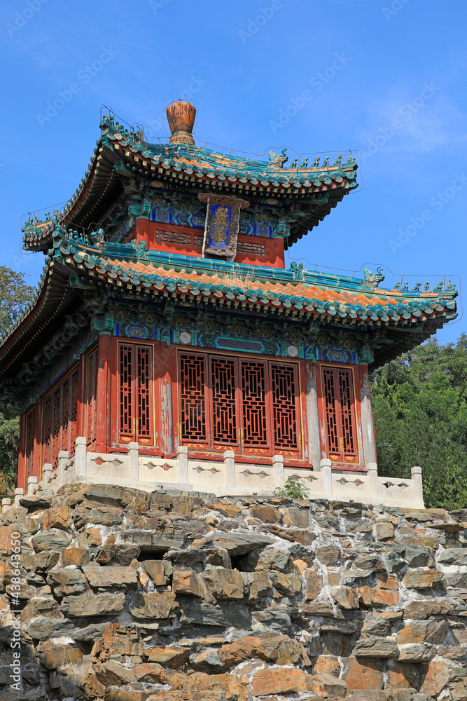 The scenery of ancient Chinese architecture in Beijing Summer Palace The scenery of ancient Chinese architecture in Beijing Summer Palace