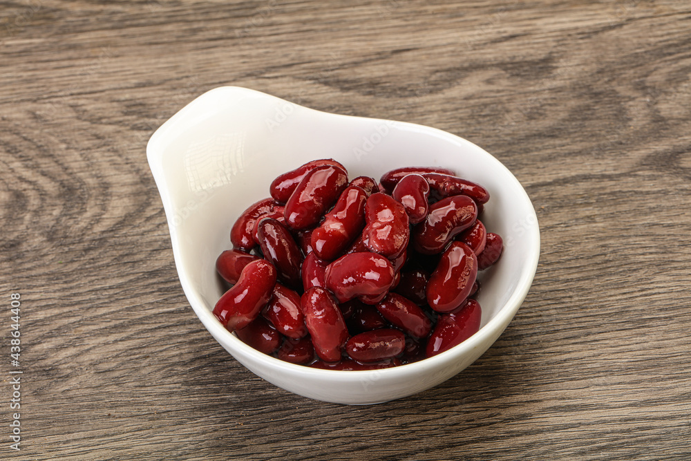 Canned red Kidney in the bowl Canned red Kidney in the bowl