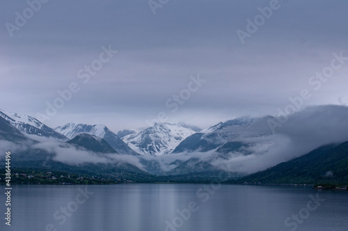 Norwegian mountain fjords landscape © MJ_Nightingale
