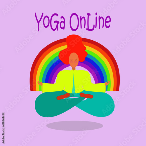 online yoga lotus position