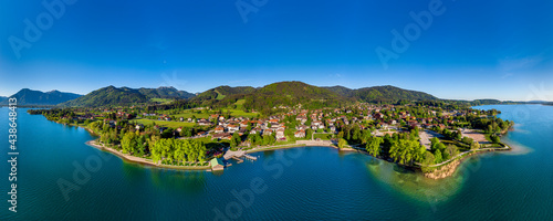 Obraz na płótnie Bad Wiessee am Tegernsee, Bayern, Deutschland w salonie