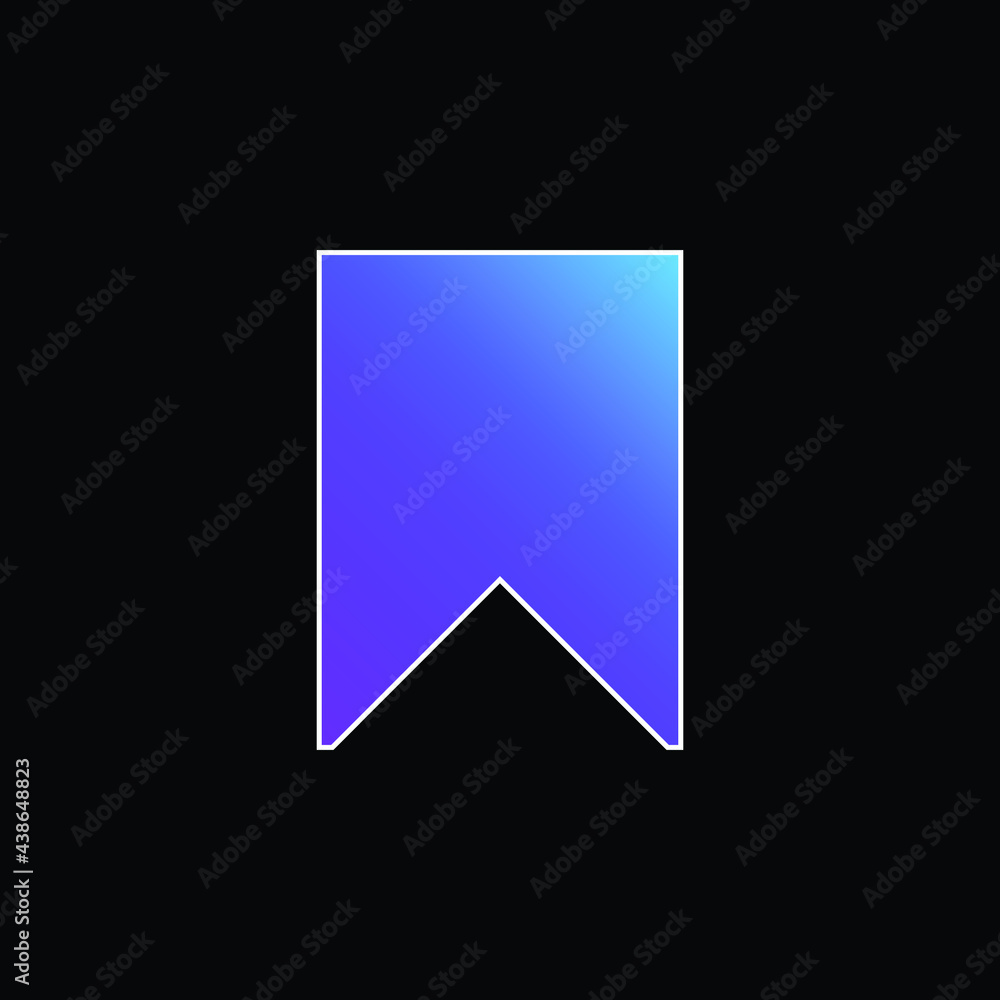 Bookmark blue gradient vector icon Bookmark blue gradient vector icon