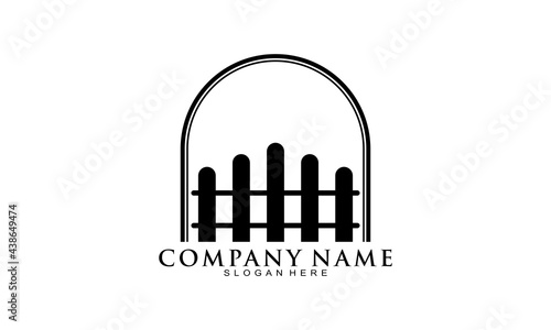 Elegant fence logo