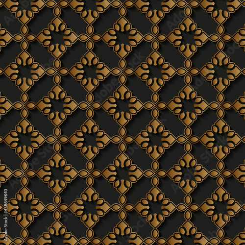 Luxury Ethnic style ornament seamless pattern