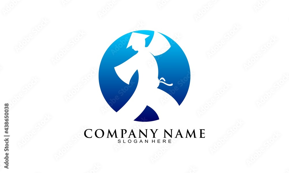 Ninja man elegant icon Ninja man elegant icon
