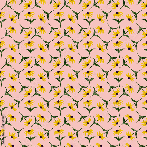 seamless pattern with flowers