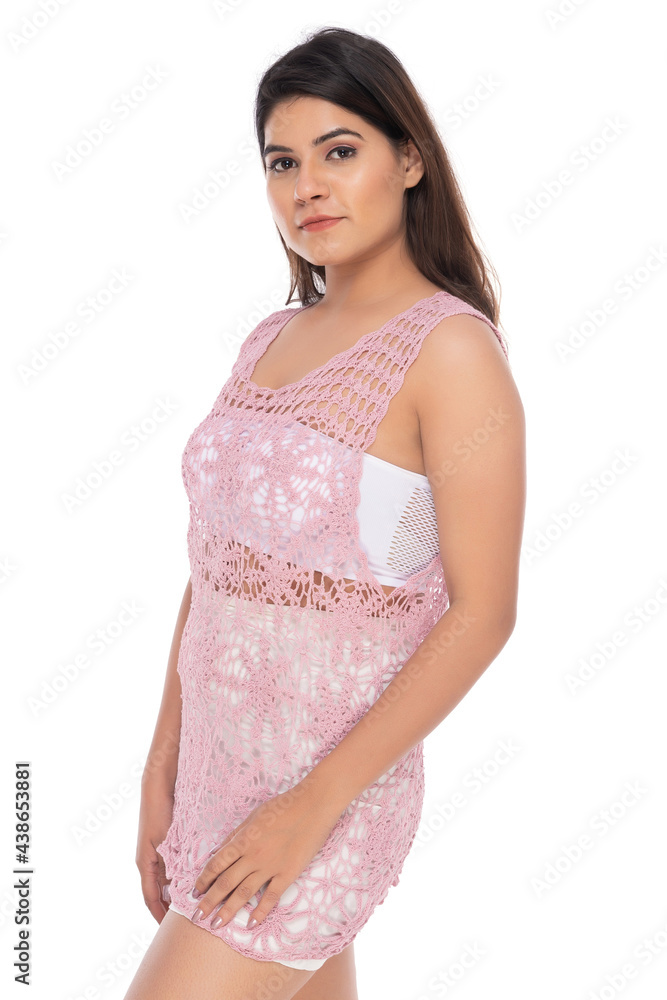 Young Indian woman lifestyle wearing casual wear Young Indian woman lifestyle wearing casual wear