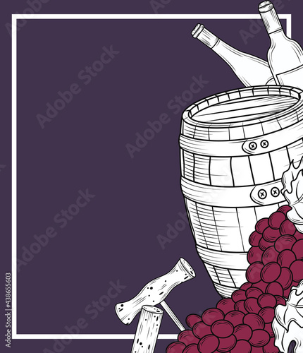 wine drink banner