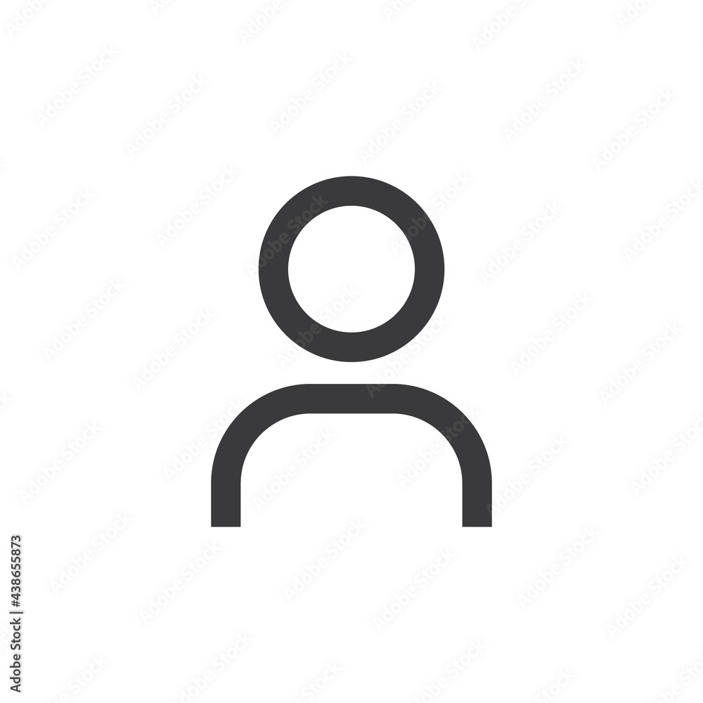 User icon. Human person symbol. Avatar login sign. User icon. Human person symbol. Avatar login sign.