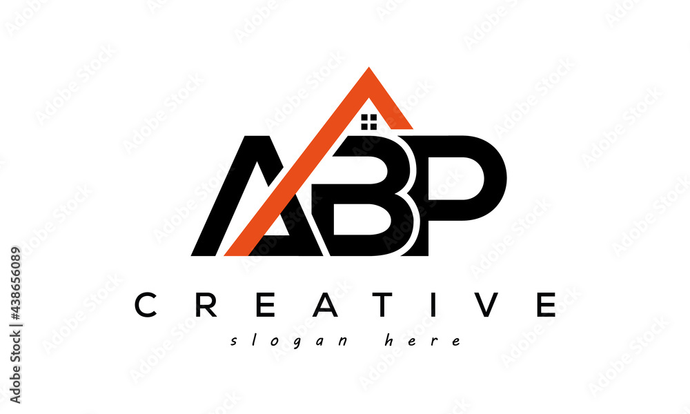 Abp letter logo design posters for the wall • posters abstract, connected,  connection | myloview.com