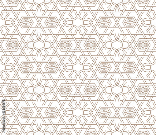 Seamless geometric pattern background, Vector Illustration
