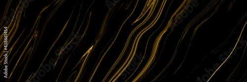 Panel kuchenny z motywem Marble texture wall surface black gold ink pattern graphic  background granite abstract light elegant grey for do floor plan ceramic counter texture tile black yellow background natural for paper.