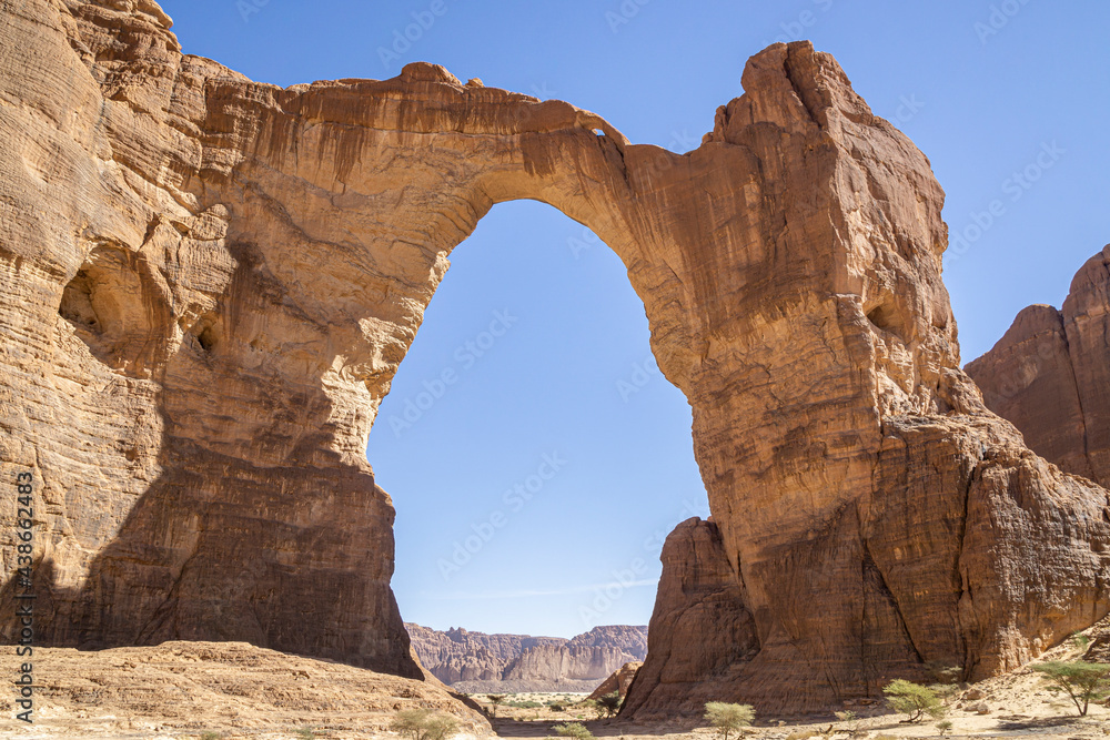 Arch of Aloba in desert of Ennedi, Chad	