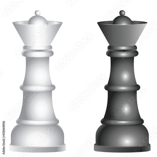 Chess figure queen
