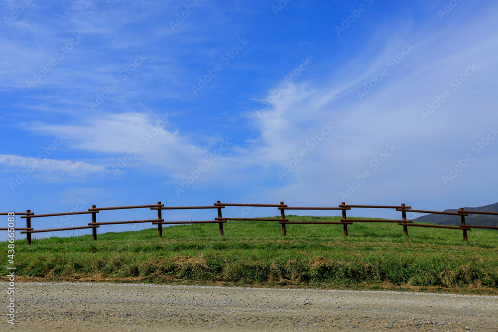 The teletubbies expanse with green grass and clear blue sky is so beautiful The teletubbies expanse with green grass and clear blue sky is so beautiful