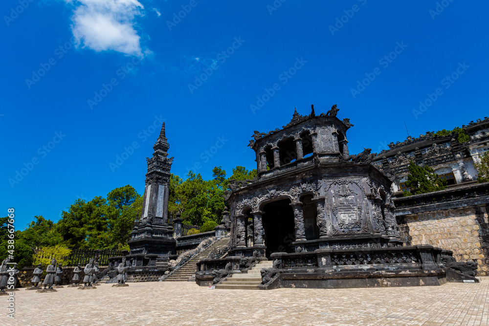 Khai Dinh mausoleum Hue Vietnam