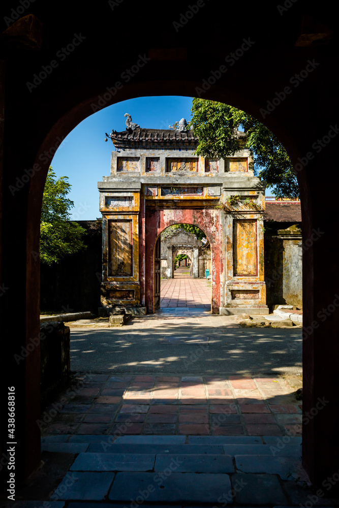 Fototapeta premium Imperial city citadel Hue Vietnam