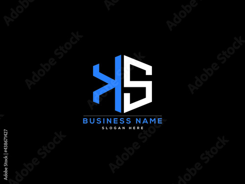 Letter KS Logo, creative ks logo icon vector for business