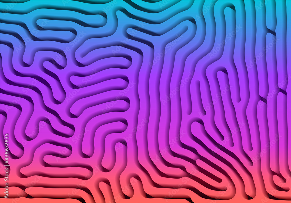 Abstract background with optical illusion generative pattern and vibrant fluid psychedelic colors Abstract background with optical illusion generative pattern and vibrant fluid psychedelic colors
