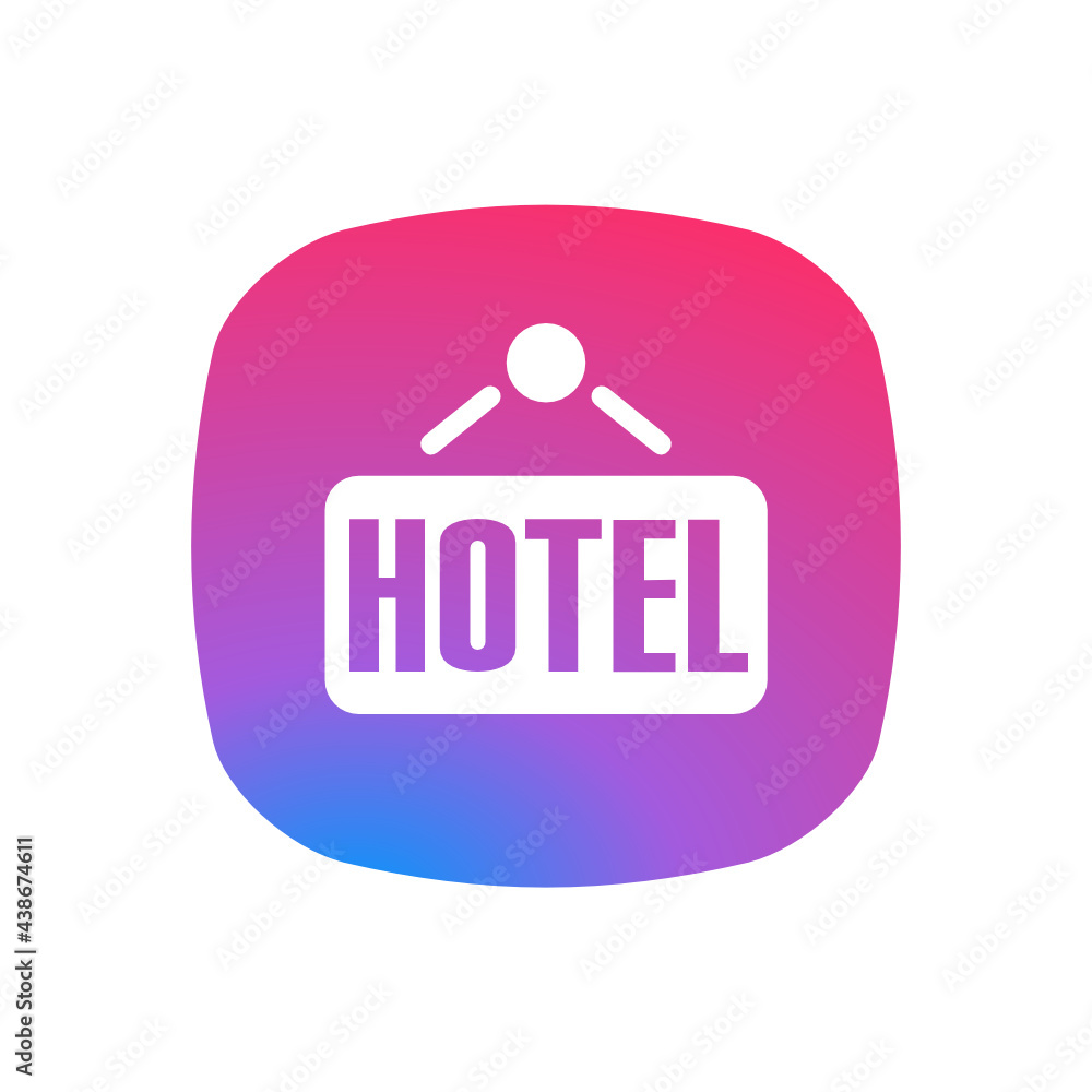 Hotel Sign - Sticker Hotel Sign - Sticker