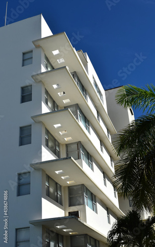 Miami South Beach Art Deco Building Vacation Destination © don