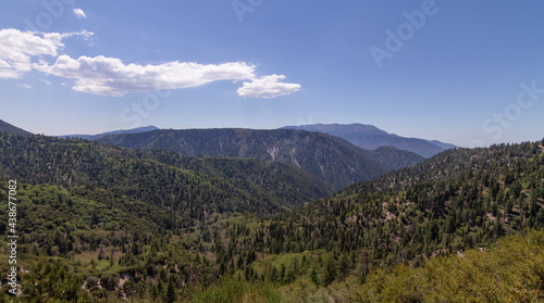 San Bernardino mountains under sunny skies photo