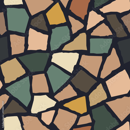 Palladian floor texture, palladian marble vector seamless pattern illustration, modern interior design flooring stones palladiana infinite pattern