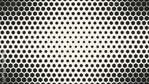 abstract hexagonal geometric pattern