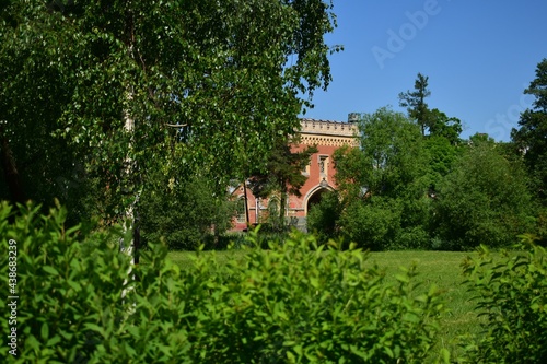 old castle in the park