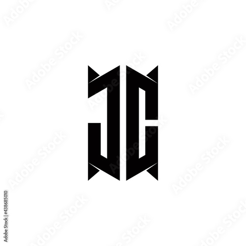 JC Logo monogram with shield shape designs template Free Download JC Logo monogram with shield shape designs template - GFXLoad